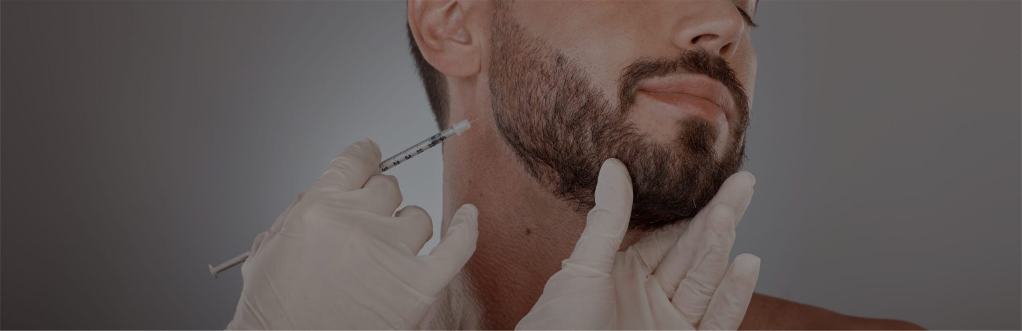 Injectables for beard hair maintenance