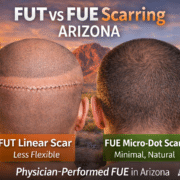 FUT vs FUE scaring