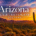 Sunset desert in Arizona with tall cacti and orange mountains, overlaid with the text 'Arizona Hair Transplant Doctors'.
