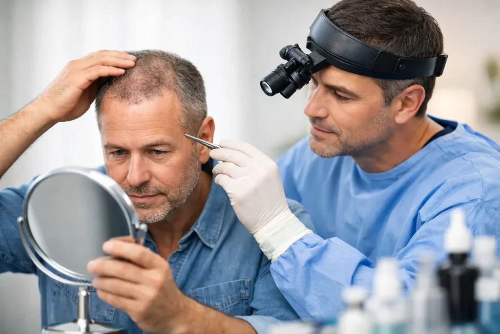 Corrective Hair Transplant Surgery Explained