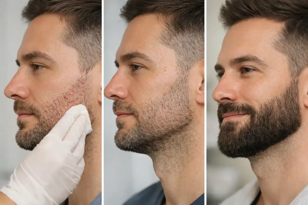How Beard Transplant Heals Naturally