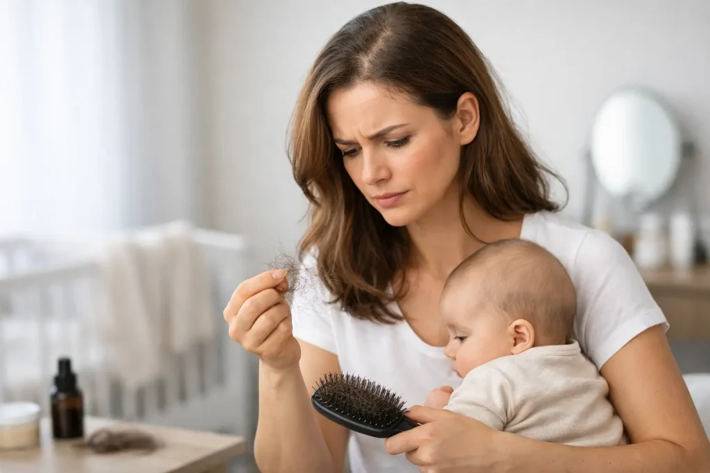 Postpartum Hair Loss Solutions That Work