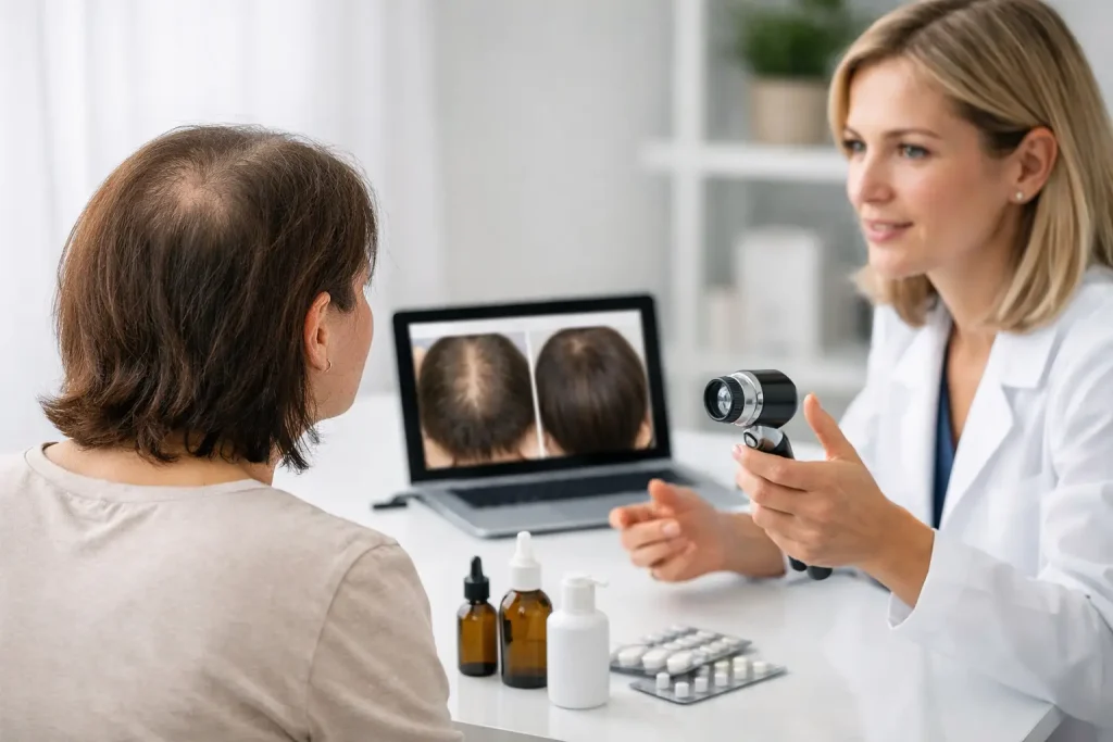 Female Pattern Loss Treatment Example Plan
