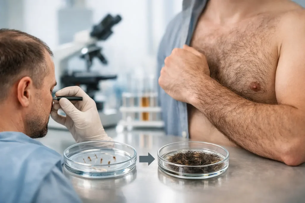 How Body Hair Expands Donor Supply