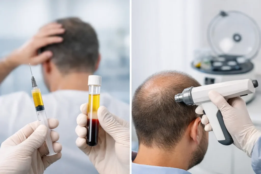 PRP versus Regenera Activa for Hair Loss